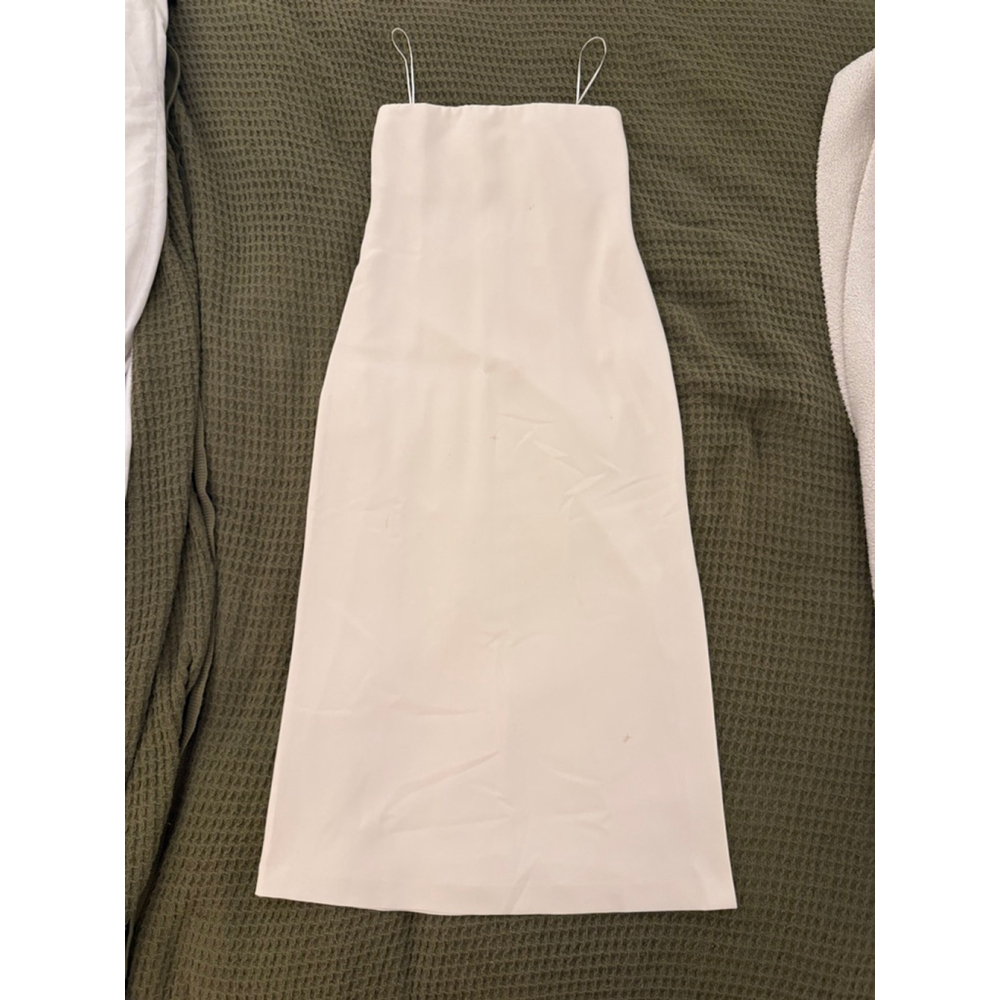 Women's Theory White Strapless Dress Size 2